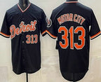 Detroit Tigers #313 Motor City Navy AmberGomez Limited Jersey