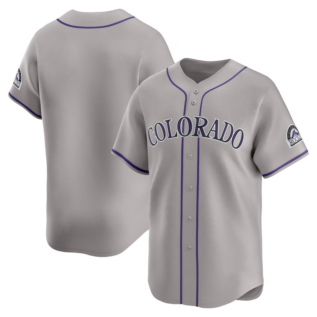 Colorado Rockies Gray AmberGomez Road Limited Jersey