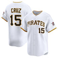 Pittsburgh Pirates #15 Oneil Cruz White AmberGomez Home Limited Player Jersey