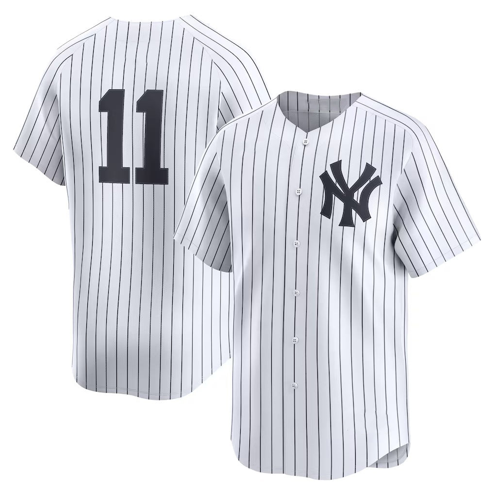 New York Yankees #11 Anthony Volpe White AmberGomez Home Limited Player Jersey