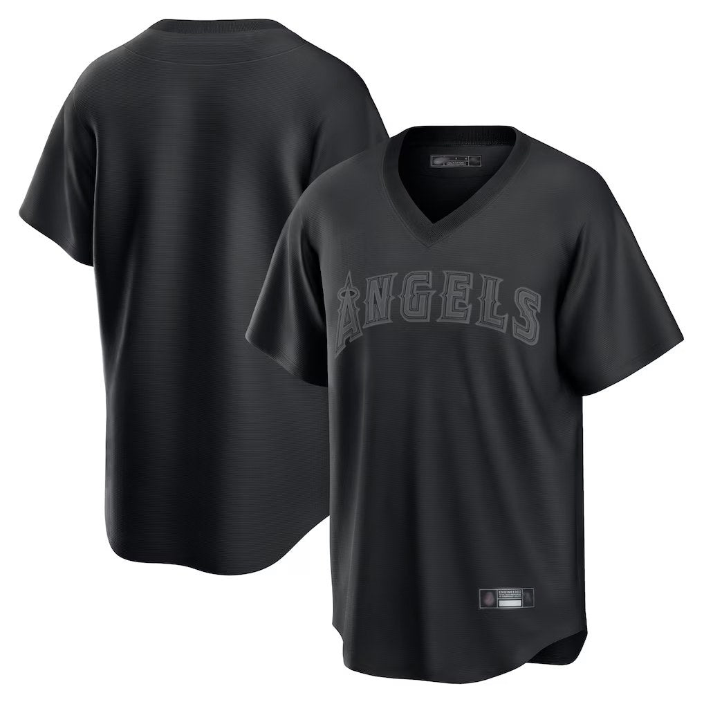 Los Angeles Angels Blank Player Black AmberGomez Pitch Fashion T-shirt Stitched Jerseys
