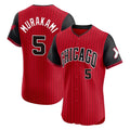 Chicago White Sox #5 Munetaka Murakami Player Red AmberGomez City Connect Limited Elite Home Stitched Jerseys