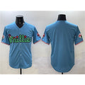 Philadelphia Phillies Blank Light Blue AmberGomez Phanatic Limited Stitched Jersey