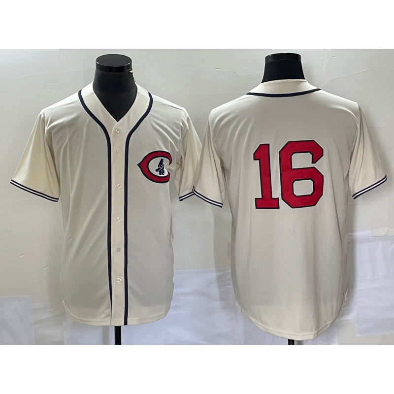 Chicago Cubs #16 Patrick Wisdom 2022 Cream AmberGomez Field of Dreams Cool Base Stitched Jersey