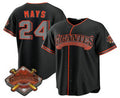 San Francisco Giants #24 Willie Mays Black AmberGomez 2026 Alternate Stadium Stitched Jersey