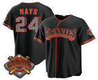 San Francisco Giants #24 Willie Mays Black AmberGomez 2026 Alternate Stadium Stitched Jersey