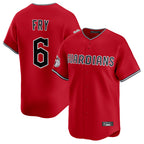 Cleveland Guardians #6 David Fry Player Red AmberGomez Limited Home Stitched Jerseys