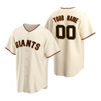 Custom San Francisco Giants Cream AmberGomez Stitched Cool Base Home Jersey