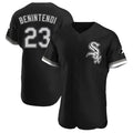 Chicago White Sox #23 Andrew Benintendi Player Black AmberGomez Limited Elite Home Stitched Jerseys