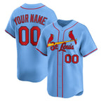 Custom St. Louis Cardinals Light Blue AmberGomez Alternate Limited Jersey