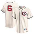 Chicago Cubs #6 Matt Shaw Player Cream AmberGomez Field of Dreams Limited Home Game Stitched Jerseys