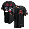 Arizona Diamondbacks #23 Zac Gallen Player Black AmberGomez USA 250 Fourth of July Game Home Stitched Jerseys