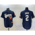 Houston Astros #2 Alex Bregman Navy AmberGomez Cactus Jack Vapor Premier Stitched Jersey