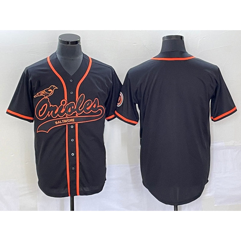 Baltimore Orioles Black AmberGomez Cool Base Stitched Jersey
