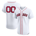 Custom Boston Red Sox White AmberGomez Home Elite Jersey