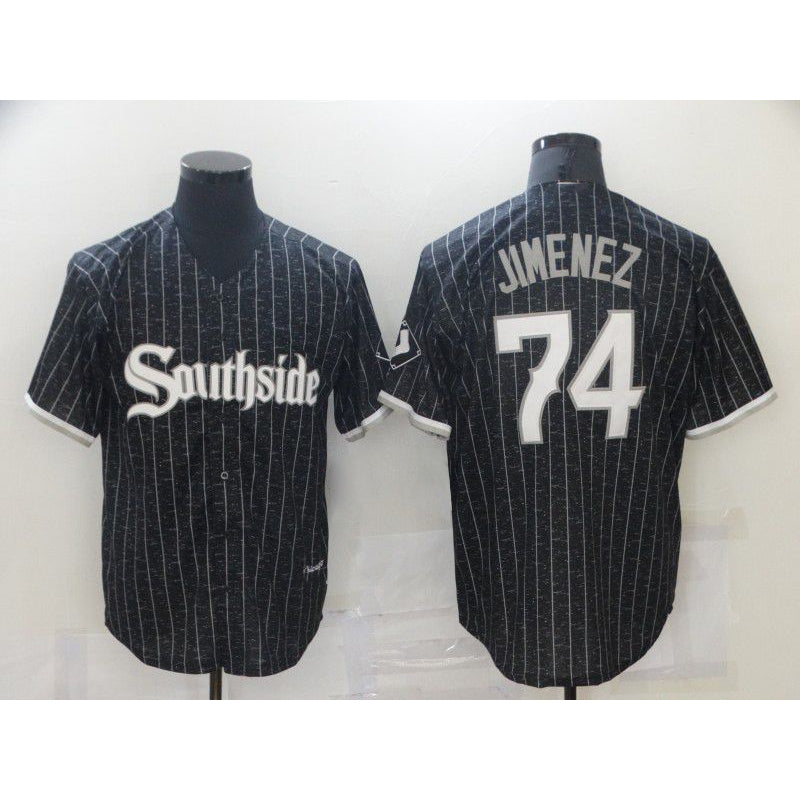 Chicago White Sox #74 Jimenez City Edition Black AmberGomez Game 2021 Jerseys