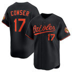 Baltimore Orioles #17 Colton Cowser Black AmberGomez 2025 Alternate Limited Stitched Jersey