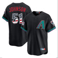 Arizona Diamondbacks #51 Randy Johnson Player Black AmberGomez USA 250 Fourth of July Home Game Stitched Jerseys