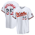 Baltimore Orioles #35 Adley Rutschman 2026 All-Star Edition Stars & Stripes White AmberGomez Stadium Jersey