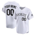 Custom Colorado Rockies White AmberGomez Home Limited Jersey