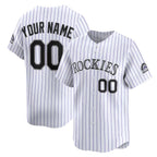 Custom Colorado Rockies White AmberGomez Home Limited Jersey