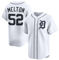 Detroit Tigers #52 Troy Melton White AmberGomez 2024 Home Limited Stitched Jersey