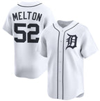 Detroit Tigers #52 Troy Melton White AmberGomez 2024 Home Limited Stitched Jersey