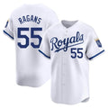 Kansas City Royals #55 Cole Ragans Player White AmberGomez Alt Limited Home Stitched Jerseys