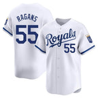 Kansas City Royals #55 Cole Ragans Player White AmberGomez Alt Limited Home Stitched Jerseys