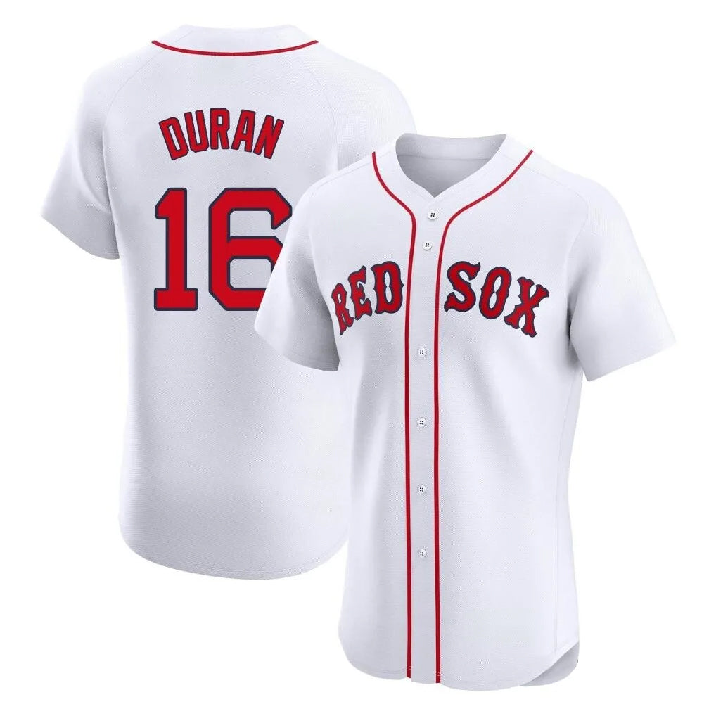 Boston Red Sox #16 Jarren Duran Player White AmberGomez Limited Elite Home Game Stitched Jerseys1