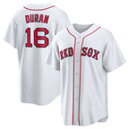Boston Red Sox #16 Jarren Duran White AmberGomez Home Replica Player Jersey