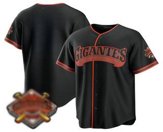 San Francisco Giants Blank Black AmberGomez 2026 Alternate Stadium Stitched Jersey