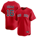 Boston Red Sox #16 Jarren Duran Player Red AmberGomez Limited Home Game Stitched Jerseys1