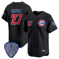 Chicago Cubs #27 Seiya Suzuki Player Black AmberGomez Vapor Premier Limited Home Stitched Jerseys