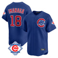 Chicago Cubs #18 Shota Imanaga Player Royal AmberGomez 150th Anniversary Limited Home Stitched Jerseys