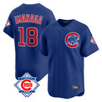 Chicago Cubs #18 Shota Imanaga Player Royal AmberGomez 150th Anniversary Limited Home Stitched Jerseys