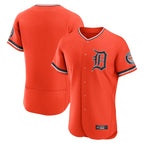 Detroit Tigers Blank Player Orange AmberGomez Limited Elite Home Stitched Jerseys