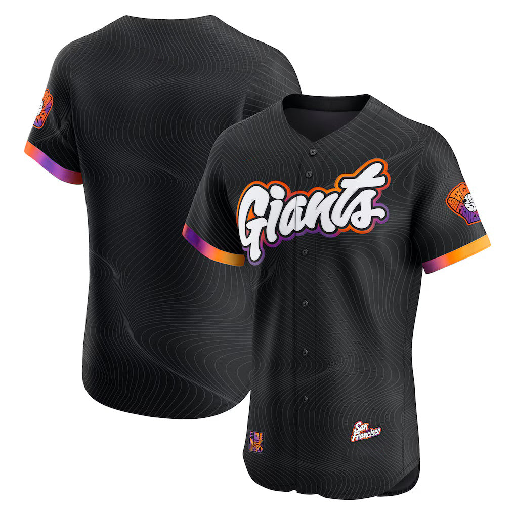 San Francisco Giants Anthracite AmberGomez 2025 City Connect Elite Jersey