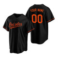 Custom Baltimore Orioles Black AmberGomez Stitched Cool Base Jersey