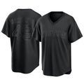 Boston Red Sox #49 Tim Wakefield Player Black AmberGomez T-shirt Home Game Stitched Jerseys
