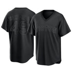 Boston Red Sox #49 Tim Wakefield Player Black AmberGomez T-shirt Home Game Stitched Jerseys