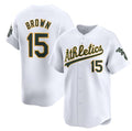 Oakland Athletics #15 Seth Brown White AmberGomez Home Limited Stitched Jersey