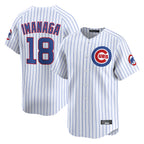 Chicago Cubs #18 Shota Imanaga Player White AmberGomez Limited Home Game Stitched Jerseys