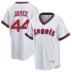 Los Angeles Angels #44 Ben Joyce Player White AmberGomez T-shirt Home Game Stitched Jerseys
