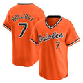 Baltimore Orioles #7 Jackson Holliday Player Orange AmberGomez T-shirt Limited Home Game Stitched Jerseys