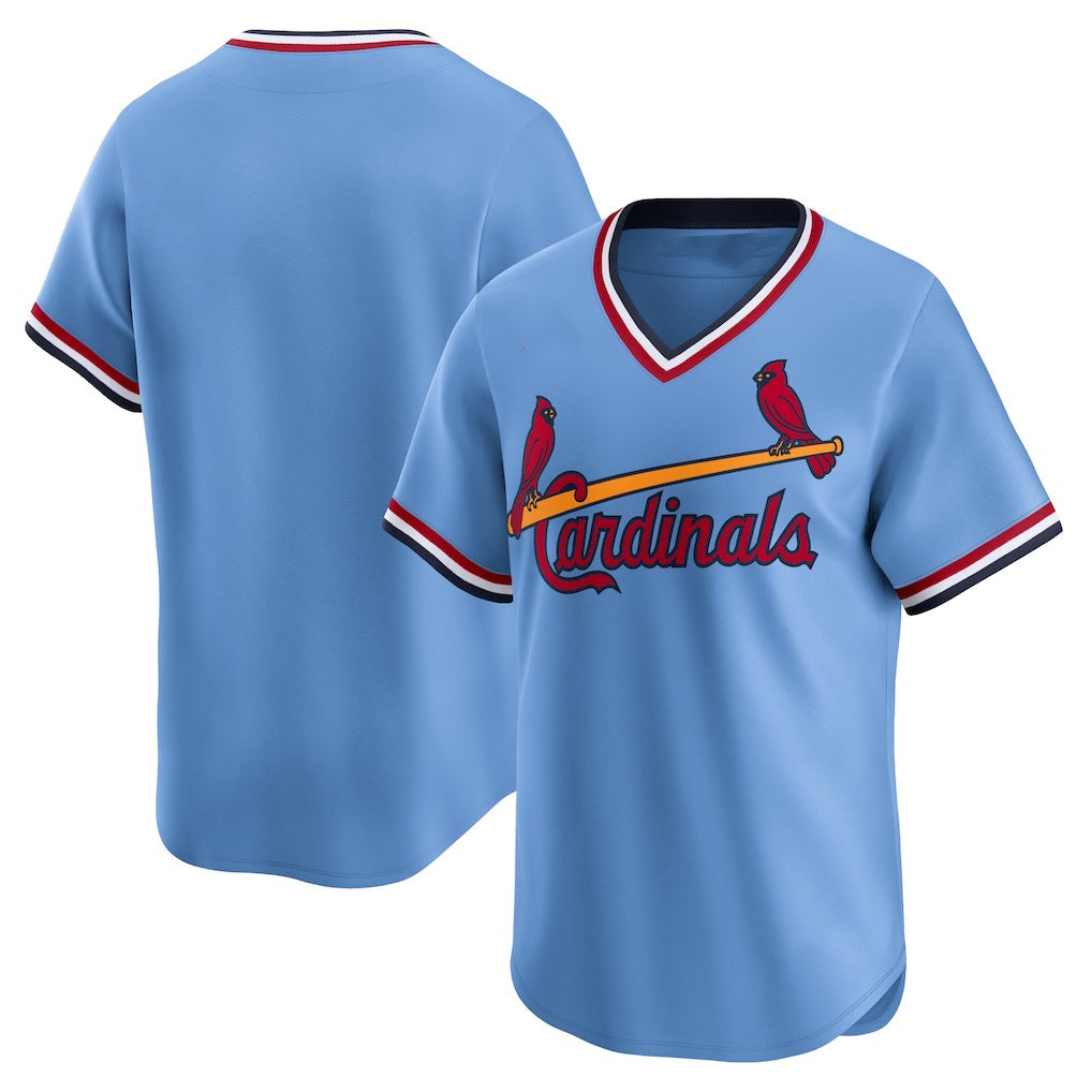 St. Louis Cardinals Light Blue AmberGomez Cooperstown Collection Limited Jersey