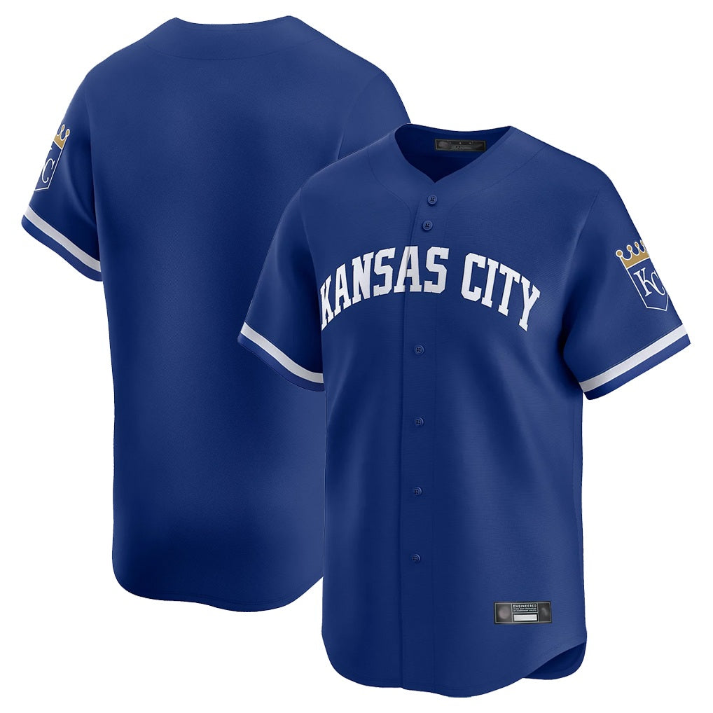Kansas City Royals Blank Player Royal AmberGomez Limited Home Stitched Jerseys