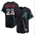 Arizona Diamondbacks #23 Zac Gallen Player Black AmberGomez USA 250 Fourth of July Home Game Stitched Jerseys