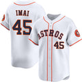 Houston Astros #45 Tatsuya Imai White AmberGomez 2026 Home Limited Stitched Jersey