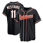 Baltimore Orioles #11 Jordan Westburg Player Black AmberGomez Out Home Game Stitched Jerseys